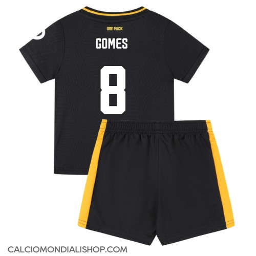 Maglie da calcio Wolves Joao Gomes #8 Seconda Maglia Bambino 2024-25 Manica Corta (+ Pantaloni corti)